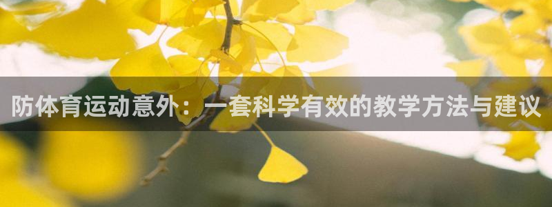 防体育运动意外：一套科学有效的教学方法与建议